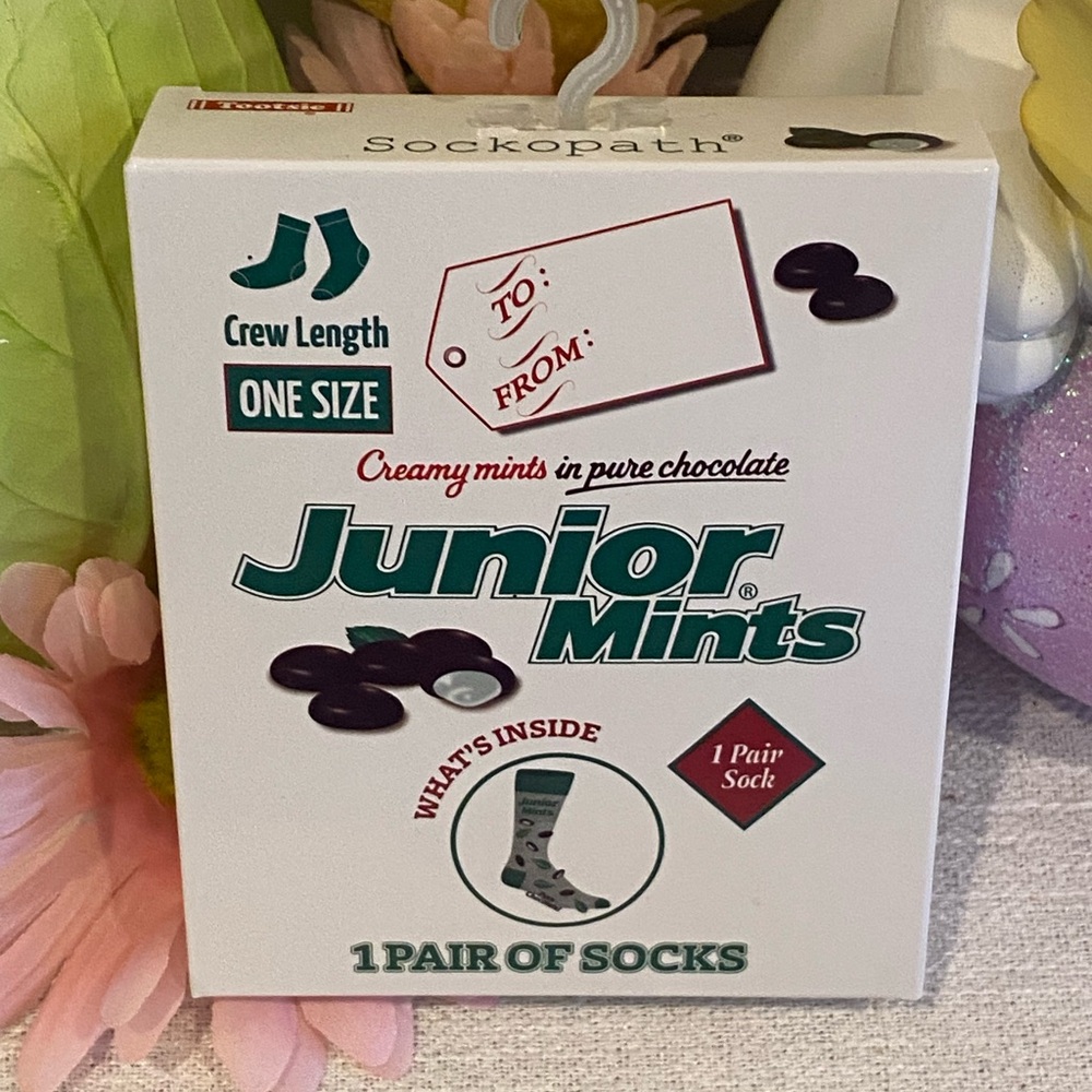 Junior Mints Crew Length Socks Men/Women